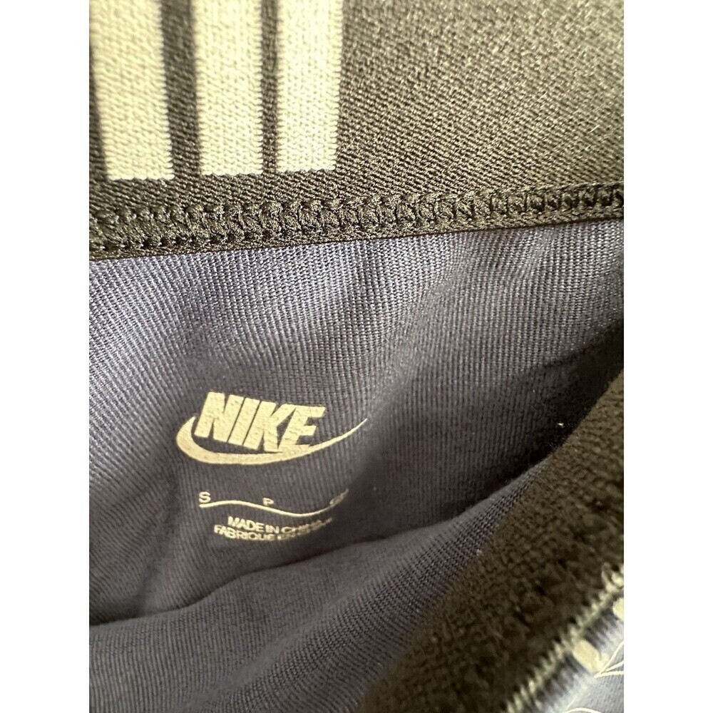 Nike Just Do It Print Floral Legging Women's Size Small Blue Elastic Band Gym - Picture 3 of 4